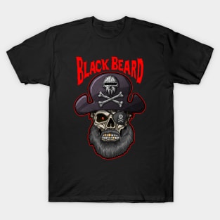 Blackbeard, pirate, Edward Teach T-Shirt